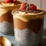 High-Protein Peanut Butter & Chocolate Chia Pudding