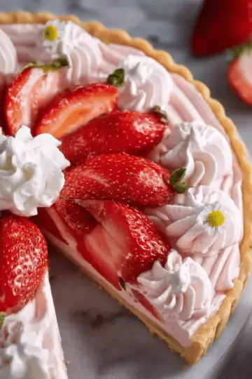 Whipped Strawberry Tart