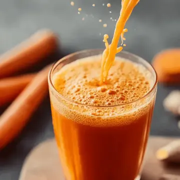 Immune Boosting Orange, Carrot & Ginger Juice