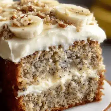 Amazing Banana Bread Cake with Cream Cheese Frosting