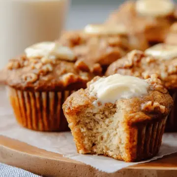 Banana Cream Cheese Muffins