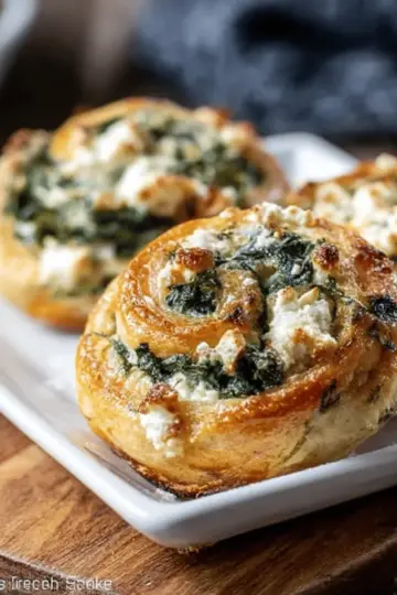 Spinach Feta Pinwheels