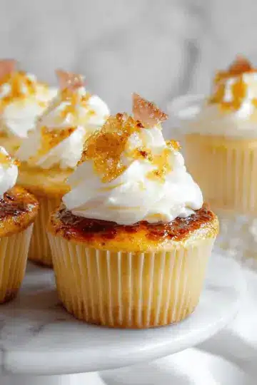 Crème Brûlée Cupcakes