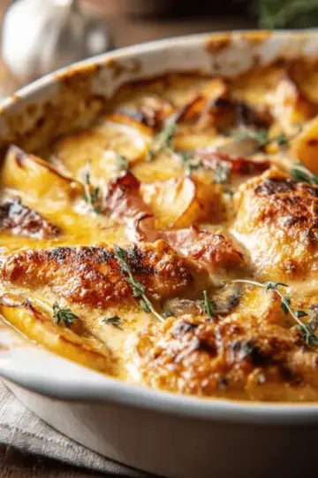 French Chicken Casserole a la Normande