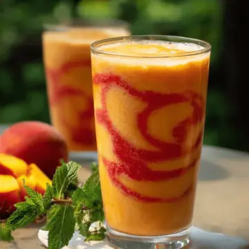 Golden Peach Sunrise Smoothie