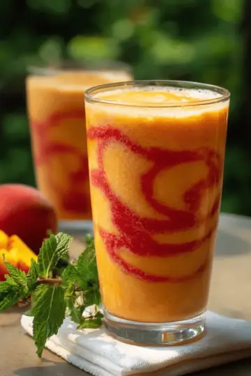 Golden Peach Sunrise Smoothie