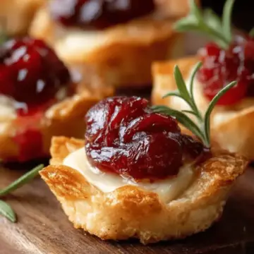 Cranberry Brie Bites