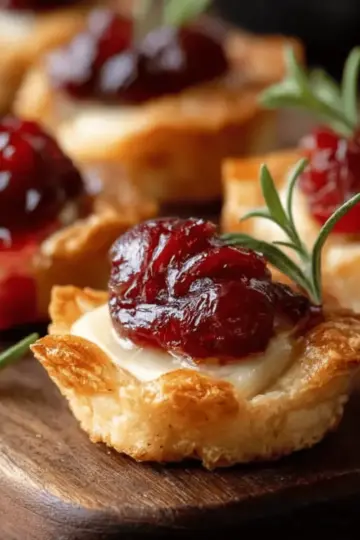 Cranberry Brie Bites