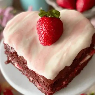 Strawberry Sweetheart Brownies