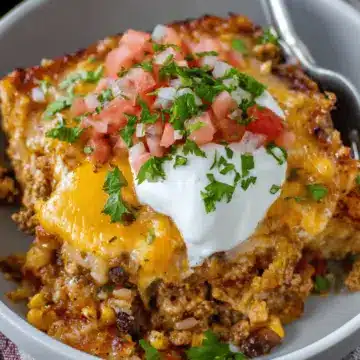 Ground Chicken Taco Casserole