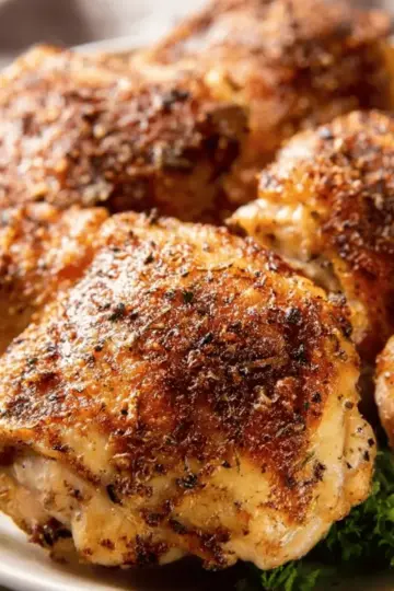 Crispy Baked Chicken Thighs