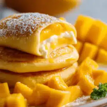 Mango pancakes
