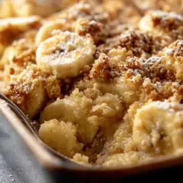 Crumble aux bananes