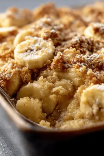 Crumble aux bananes