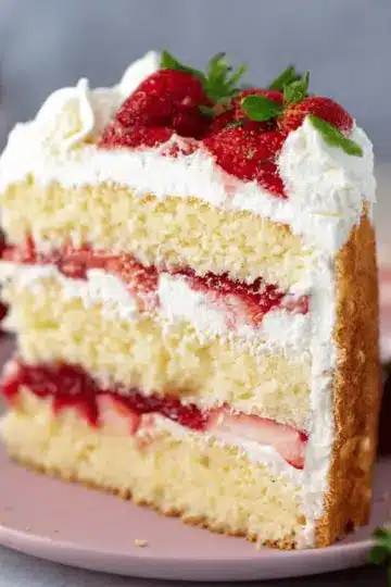 Strawberry Mascarpone Cake