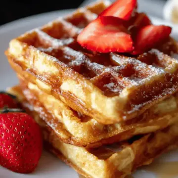 Easy French Toast Waffles
