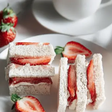 Strawberry Tea Sandwiches