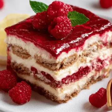 Fresh Raspberry Tiramisu