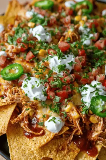 Slow-cooker Chicken Nachos