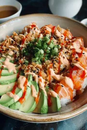 Crunch Roll Sushi Bowl