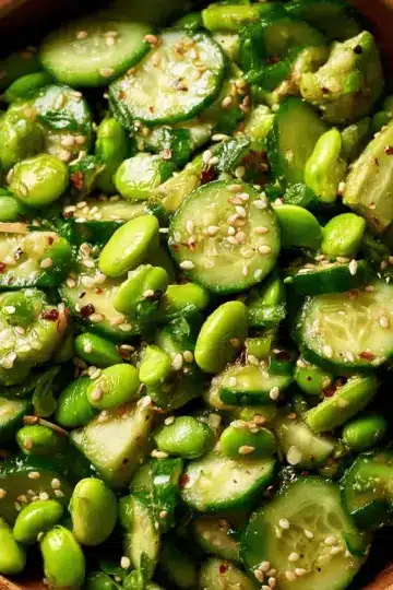 Cucumber Edamame Salad