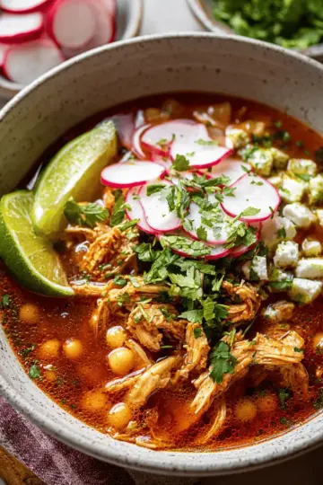 Easy Chicken Pozole