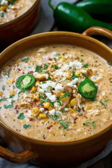 Street Corn White Chicken Chili