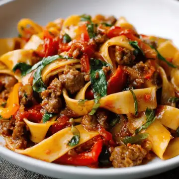 Italian Drunken Noodles