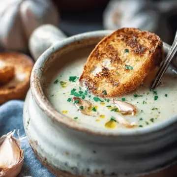 Country French Garlic Soup