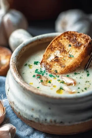 Country French Garlic Soup