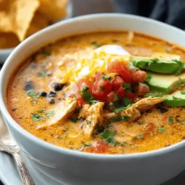 Creamy Chicken Tortilla Soup