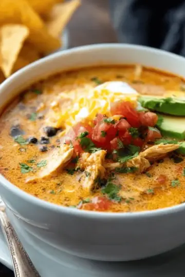 Creamy Chicken Tortilla Soup