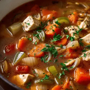 Leftover Turkey Vegetable Soup