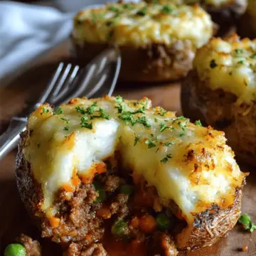 Shepherd’s Pie Stuffed Potatoes