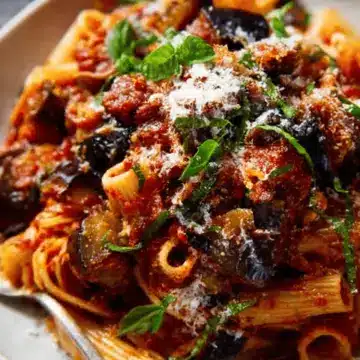 Pasta alla norma (Eggplant pasta)