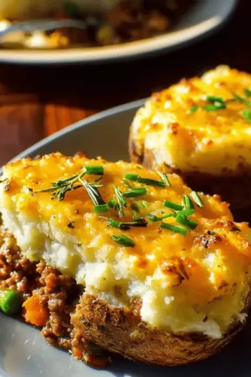 Shepherd’s Pie Baked Potatoes