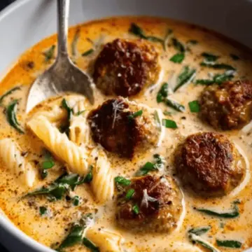 Creamy Italian Meatball Soup Recipe