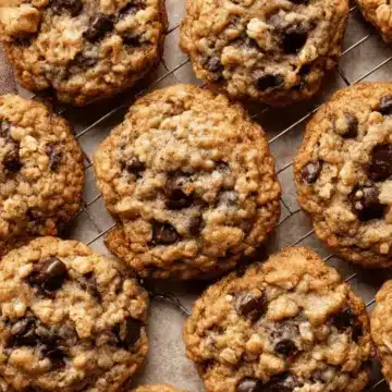 Chewy Oatmeal Chocolate Chip Cookies