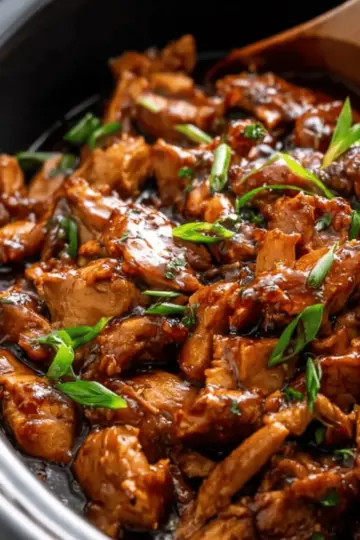 Crockpot Bourbon Chicken