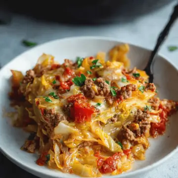 Low Carb Unstuffed Cabbage Casserole Recipe