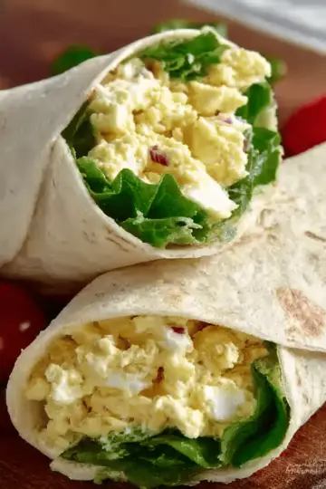 Simple Egg Salad Wrap