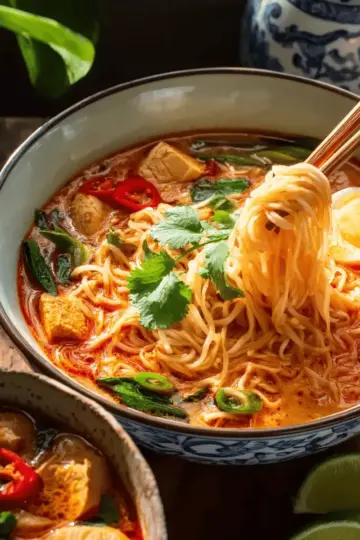 Thai Red Curry Noodle Soup