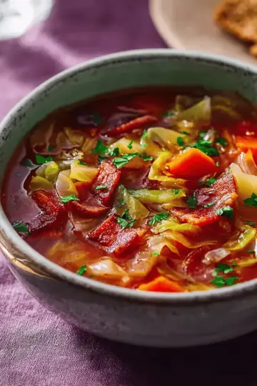 Irish Bacon and Cabbage Soup