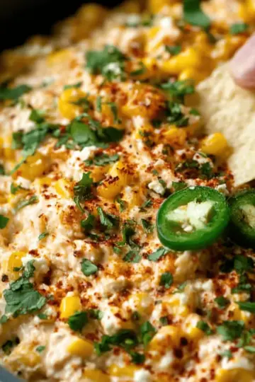 Crockpot Mexican Street Corn Dip