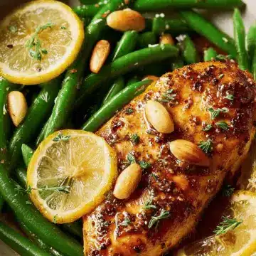 Lemon-Garlic Chicken with Green Beans