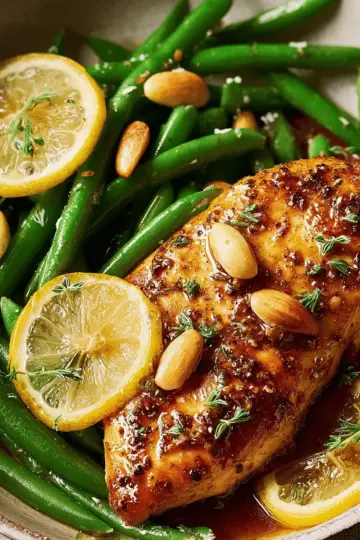 Lemon-Garlic Chicken with Green Beans