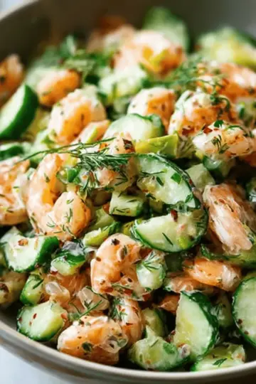 Cucumber Shrimp Salad