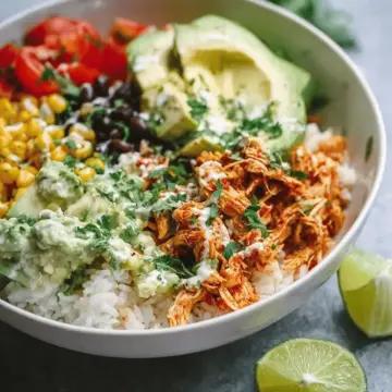 Slow Cooker Chicken Burrito Bowl