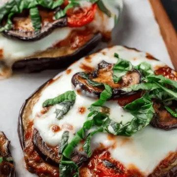 Low Carb Eggplant Pizza