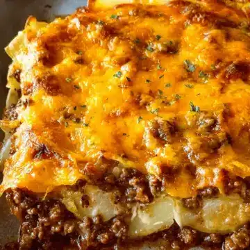 Cheesy Ground Beef and Potatoes